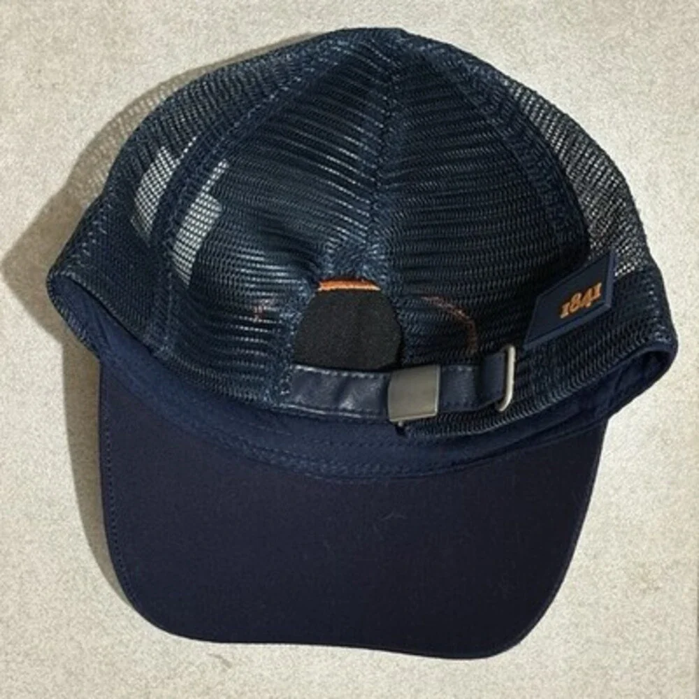 C&A Fishing Paradise Trucker Hat‎ Blue Mesh Snapback Adjustable Cap